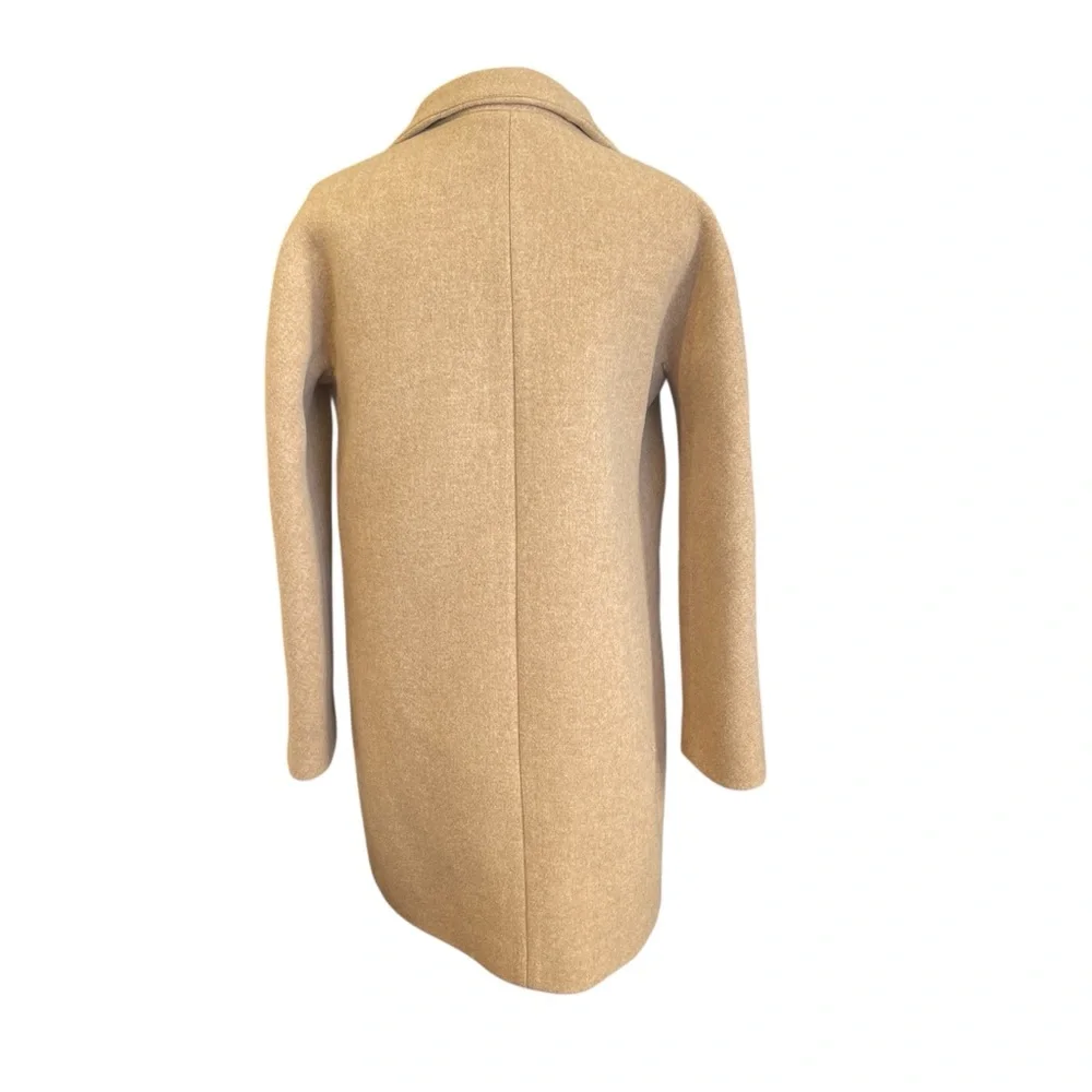 J. Crew Cocoon Coat‎ in Italian Stadium Cloth Wool Blend Nello Gori Pale Blush 8 - Picture 4 of 13